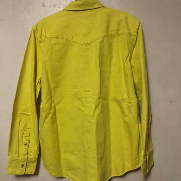 Men’s denim bottoms down casual shirt - Picture 4 of 5